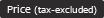 Price (tax-excluded)